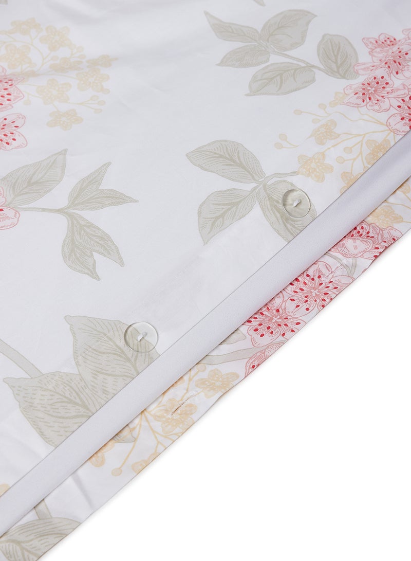 Duvet Cover Set - With 1 Duvet Cover 260X220 Cm And 2 Pillow Cover 50X75 Cm - For Super King Size Mattress - 100% Cotton Cordelia Percale - 180 Thread Count Blush