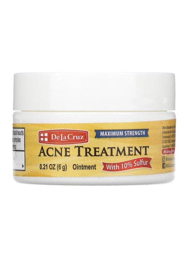 De La Cruz - Sulfur Ointment Acne Treatment & Medication 6grams - Image 1
