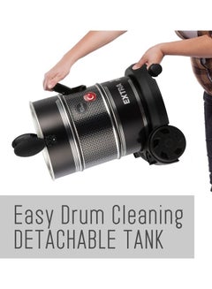 SONASHI 25L Drum Vacuum Cleaner with Multi Filtration System | Big Dust Capacity with Strong Suction and Super Low Noise | Easy Moveable with Wheels | Dust Full Indicator 2400 W SVC-9029D Black  - Image 3