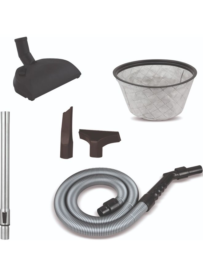 SONASHI - 25L Drum Vacuum Cleaner with Multi Filtration System | Big Dust Capacity with Strong Suction and Super Low Noise | Easy Moveable with Wheels | Dust Full Indicator 2400 W SVC-9029D Black - Image 1