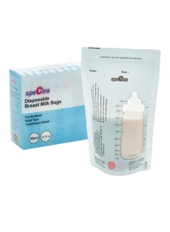 Milk Storage Bags With Temperature Sensor - 200ml, Pack Of 30