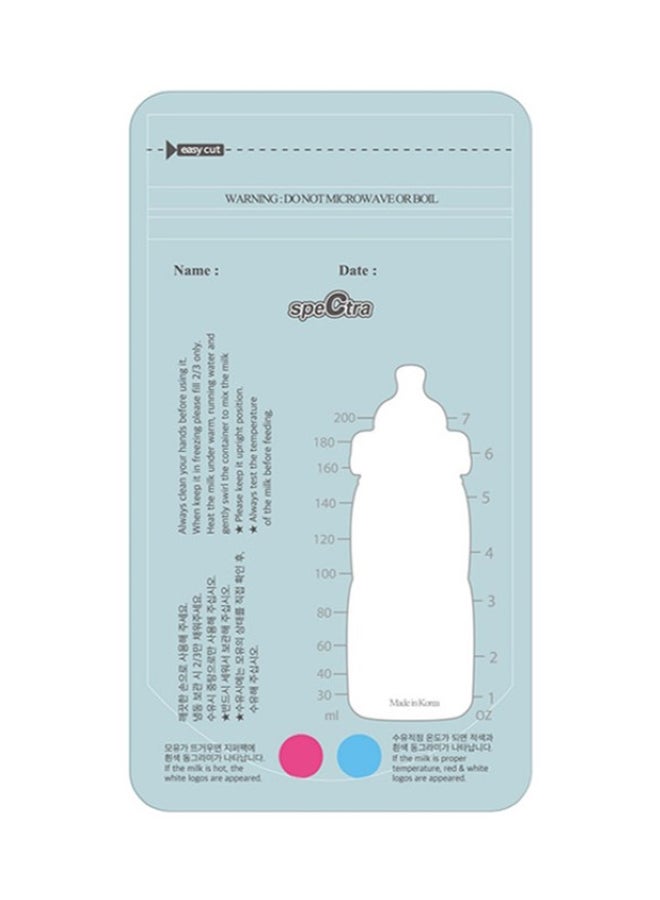 Spectra - Milk Storage Bags With Temperature Sensor - 200ml, Pack Of 30 - Image 1