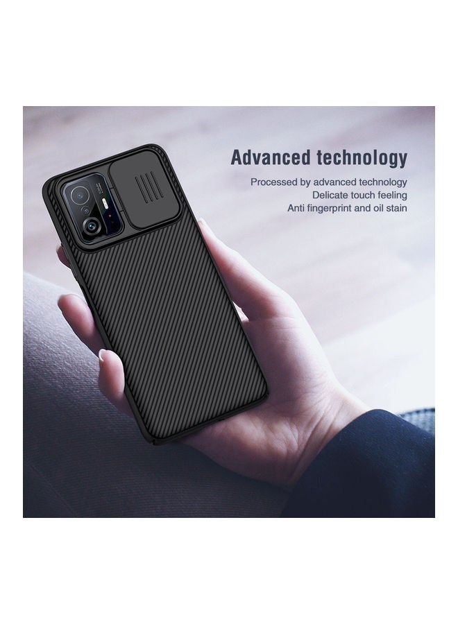 Generic - CamShield Pro Series Case With Slide Camera Cover Stylish Protective Case For Xiaomi Mi 11T / Mi 11T Pro Case Black - Image 1