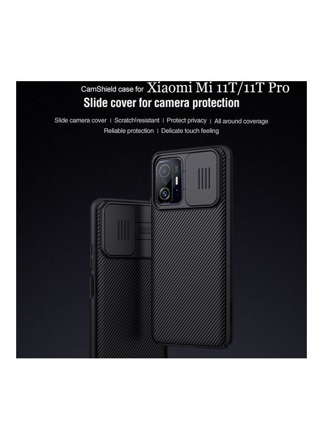 Generic - CamShield Pro Series Case With Slide Camera Cover Stylish Protective Case For Xiaomi Mi 11T / Mi 11T Pro Case Black - Image 1
