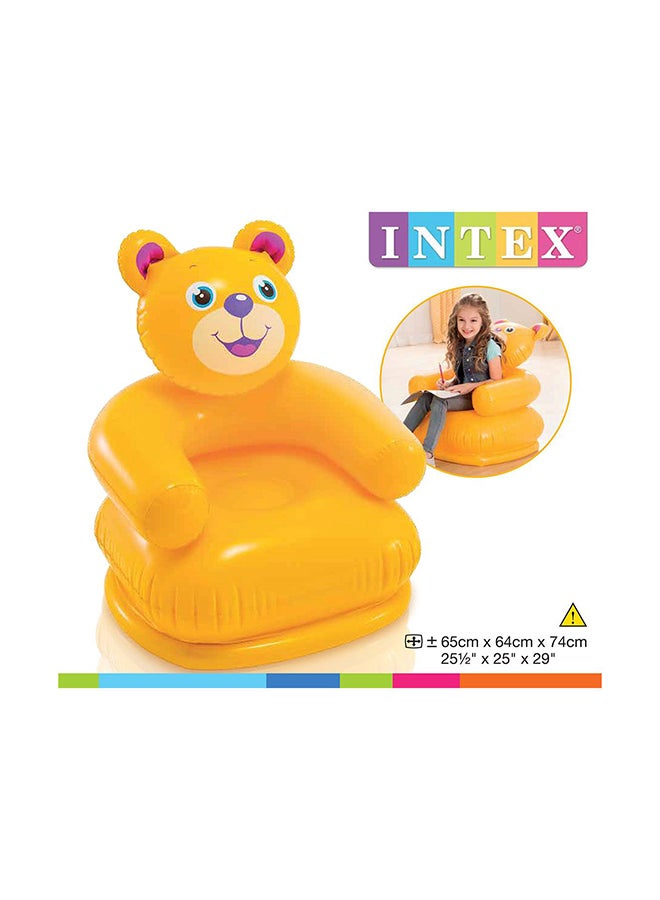 INTEX Manual Air Pump With Happy Animal Chair - Image 1
