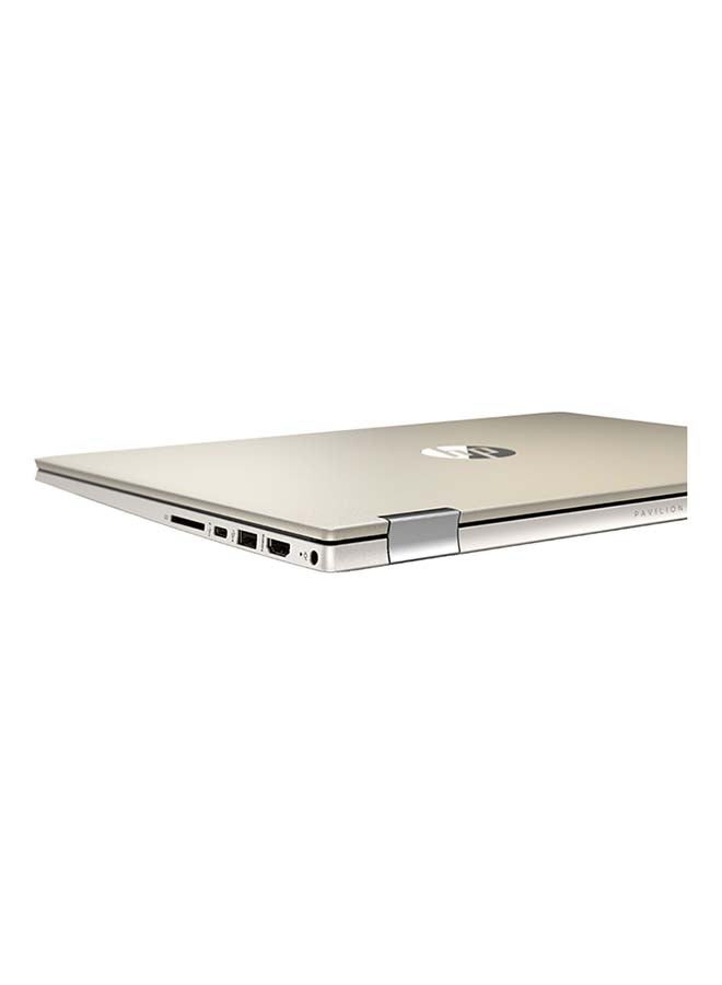 إتش بي - لابتوب بافيليون 15-EG0070wm بشاشة لمس 15.6 بوصة بدقة كاملة الوضوح ومعالج كور i7-1165G7 وذاكرة رام 8 جيجابايت ومحرك أقراص SSD بسعة 512 جيجابايت وبطاقة رسومات إنتل آيريس Xe ونظام ويندوز 10 اللغة الإنجليزية ذهبي مشرق - Image 1