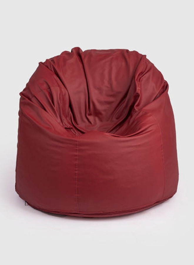 Ariika - Leather Willow Bean Bag Burgundy - Image 1