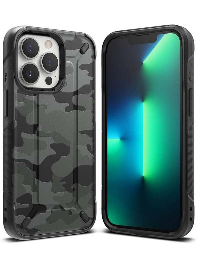 Ringke - DX Series iPhone 13 Pro Max Case Dual Layer PC and Scratch Resistant Cover - Camo Black - Image 1