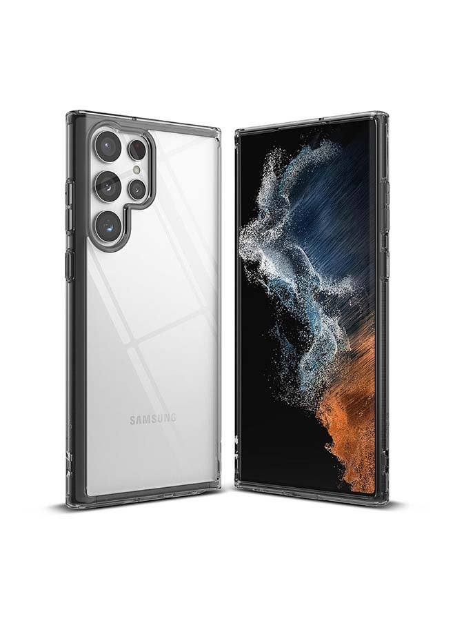 Ringke Fusion Series for Samsung S22 Ultra Case Heavy Duty TPU Shockproof Cover - Smoke black - Image 1