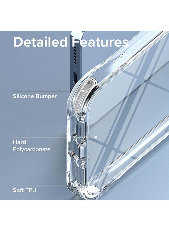 Ringke Fusion Plus Series with Buckle Strap iPhone 13 Pro Max Case Anti-Fingerprint Impact Absorption Cover - Clear & Yellow - Image 5