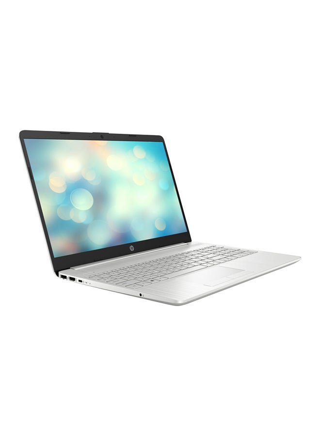 HP - Laptop 15-dw1001nx With 15.6-Inch Anti-Glare Display, Celeron N4020 Processor/4GB RAM/1TB HDD/DOS(Without Windows)/Intel UHD Graphics 600 English/Arabic Silver - Image 1