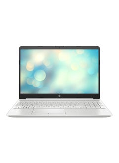 Laptop 15-dw1001nx With 15.6-Inch Anti-Glare Display, Celeron N4020 Processor/4GB RAM/1TB HDD/DOS(Without Windows)/Intel UHD Graphics 600 English/Arabic Silver