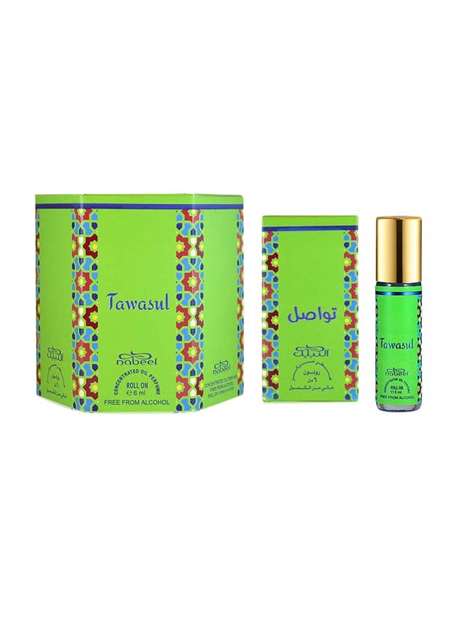 Tawasul Alcohol Free Roll On Oil Perfume 6x6ml