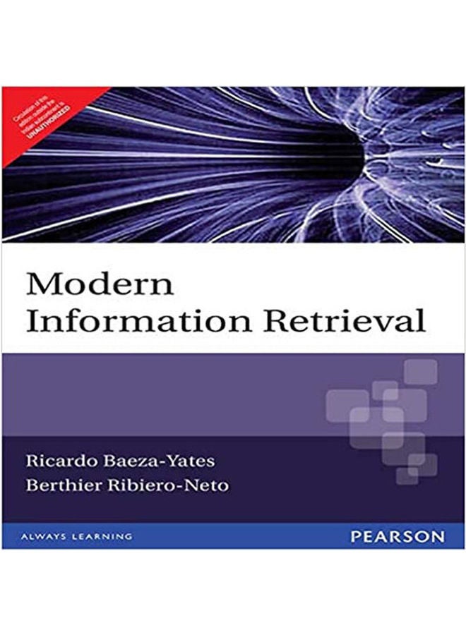 Modern Information Retrieval, 2nd edition, 2011 Paperback English by YATES - 2018 