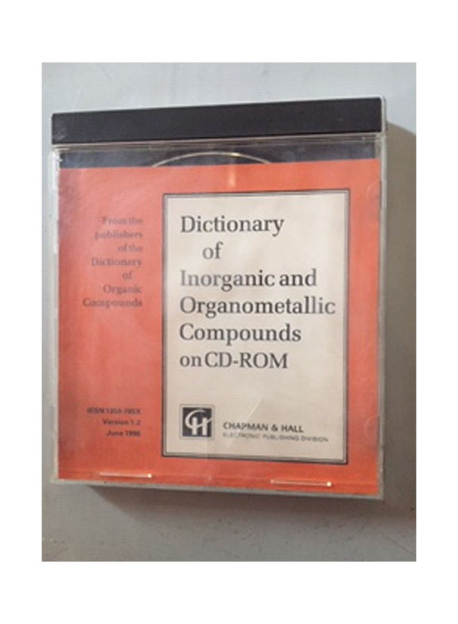 Dictionary of Inorganic and Organometallic Compounds on CD-ROM Audiobook English by Prentice Hall - 1996.0 