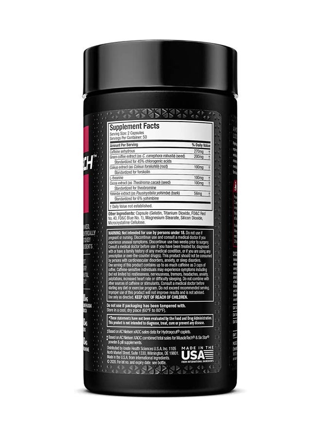 Hydroxycut - Hardcore Elite Weight Loss Supplement - 100 Thermo Capsules - Image 1