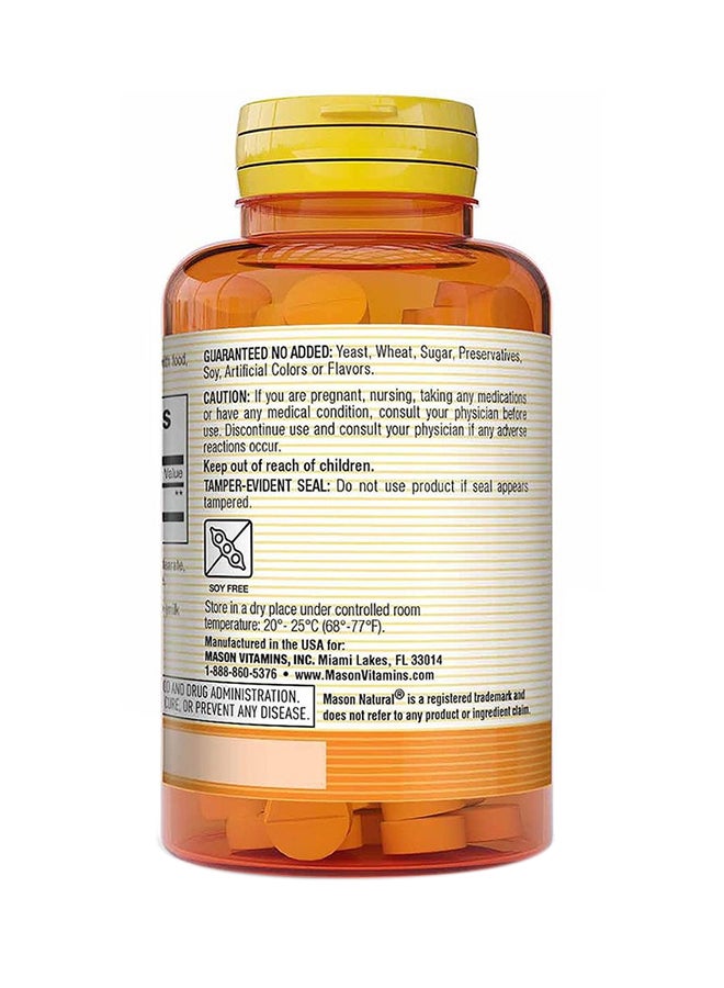 Mason Natural Extra Strength Apple Cider Vinegar - 100 Tablets  - Image 2