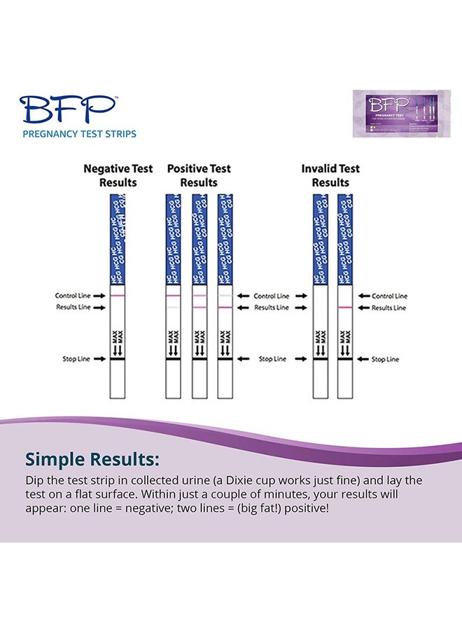 fairhaven health - 50-Piece BFP Ovulation And Pregnancy Test Strips Set - Image 1
