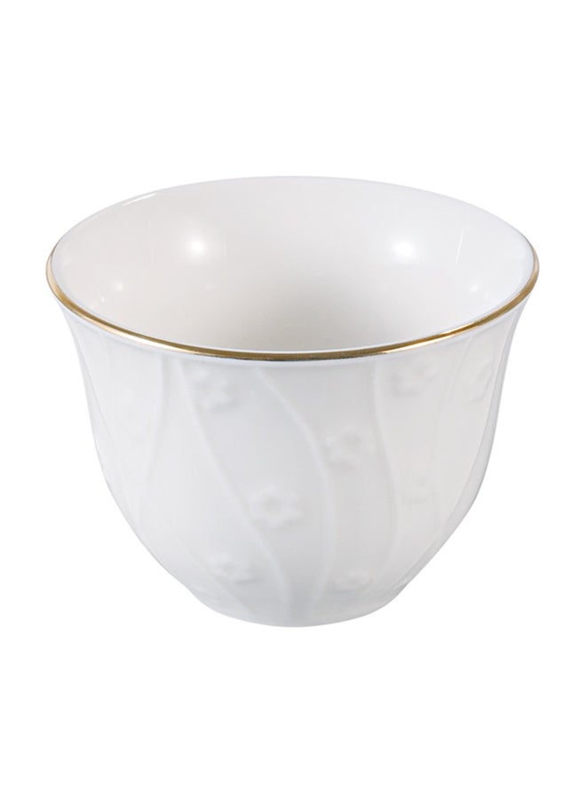 REEM 12-Piece Cawa Cup White 90ml  - Image 5