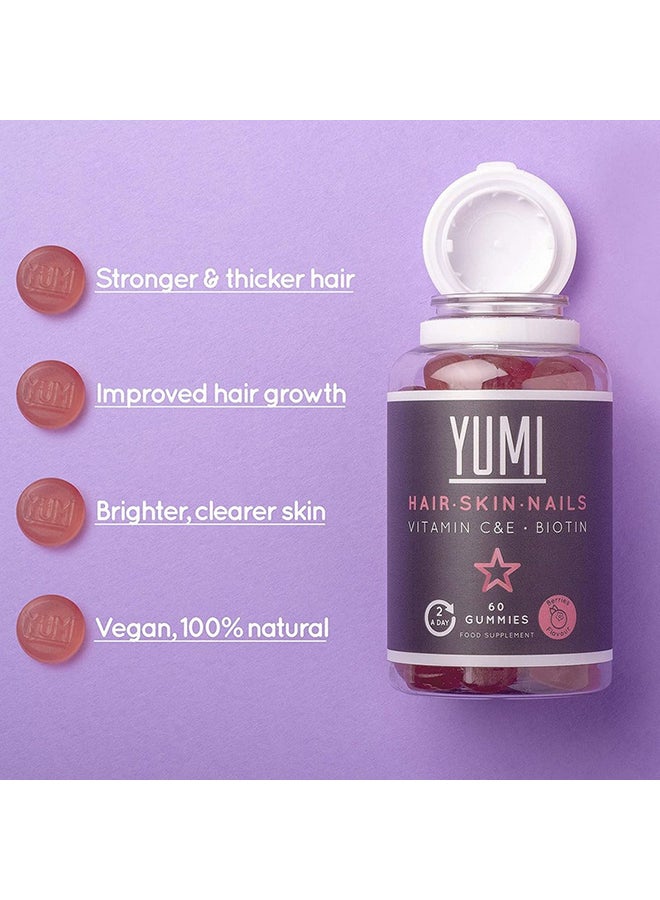 Yumi Nutrition - Hair Skin And Nails Biotin Gummies - Image 1