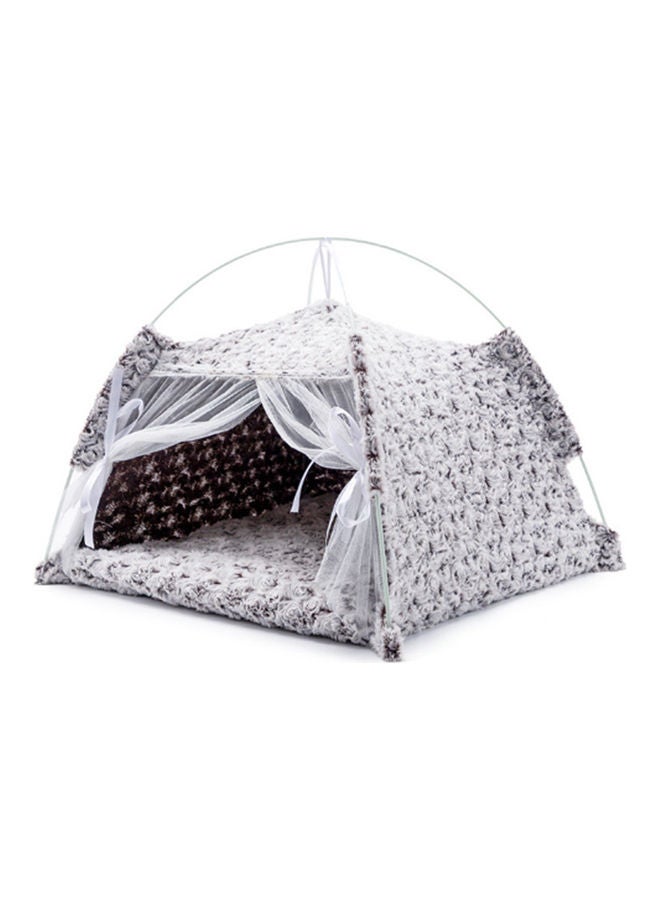 Sharpdo - Plush Cloth Pet Nest Navy 40 x 40 x 41cm - Image 1