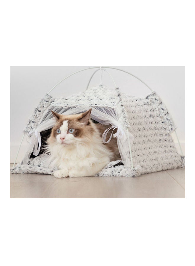 Sharpdo - Plush Cloth Pet Nest Navy 40 x 40 x 41cm - Image 1