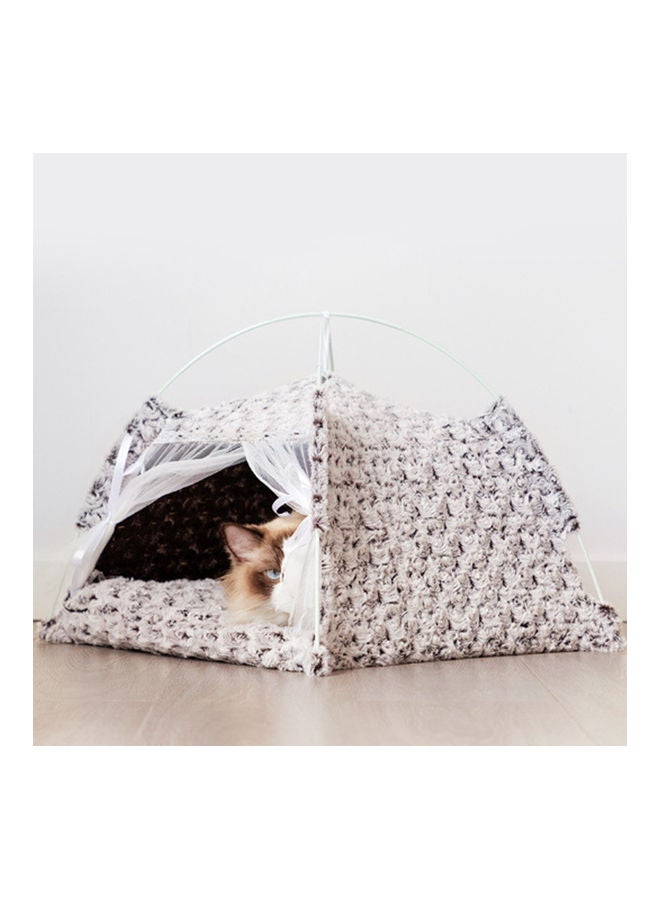 Sharpdo - Plush Cloth Pet Nest Navy 40 x 40 x 41cm - Image 1