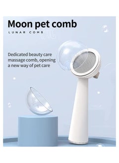Sharpdo Pet Moon Beauty Hair Comb White 6.84 x 20cm  - Image 2