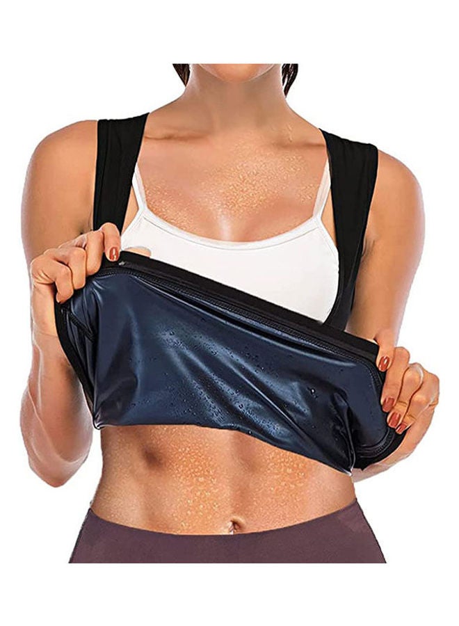 Generic Sauna Sweat Vest For Women Workout Tank Top Slimming Polymer Sauna Suit