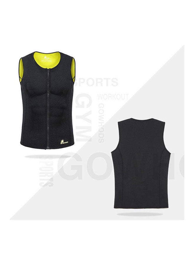 Generic Waist Trainer Vest Sweat Vest Hot Neoprene Zipper Sauna Tank Top Workout Shirt Meduim - Image 2