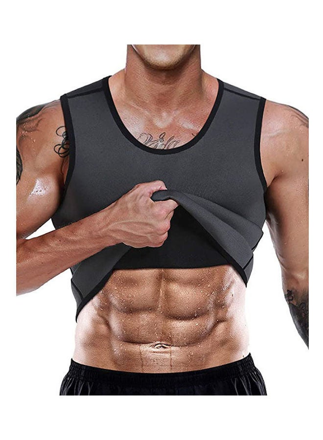 Generic Sweat Vest Neoprene Slim Workout Shirt Sauna XS - Image 1