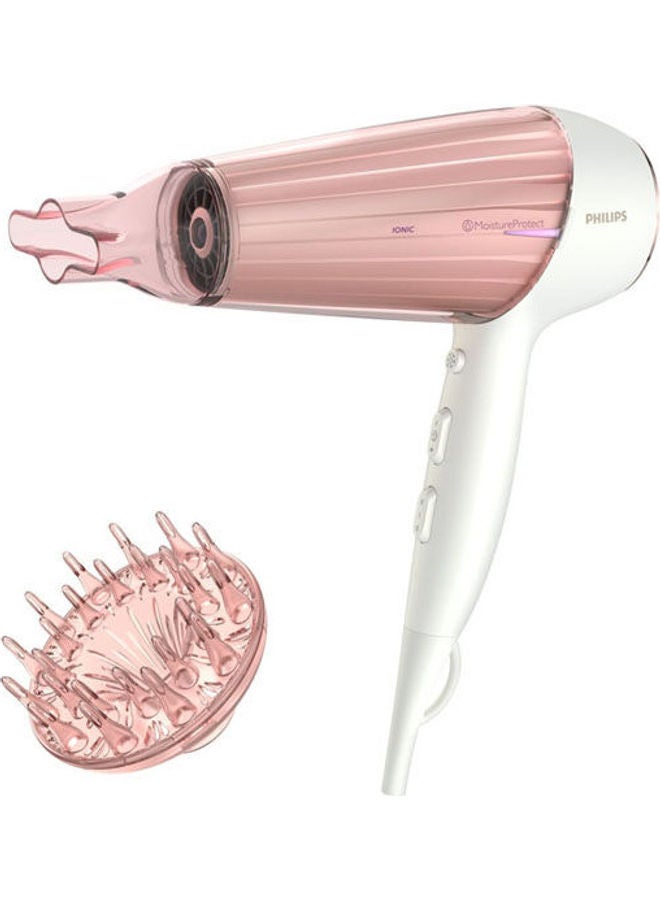 Philips Moisture Protect DryCare Prestige Hair Dryer Rose-white 33.2 x 10.6 x 24.7cm  - Image 1