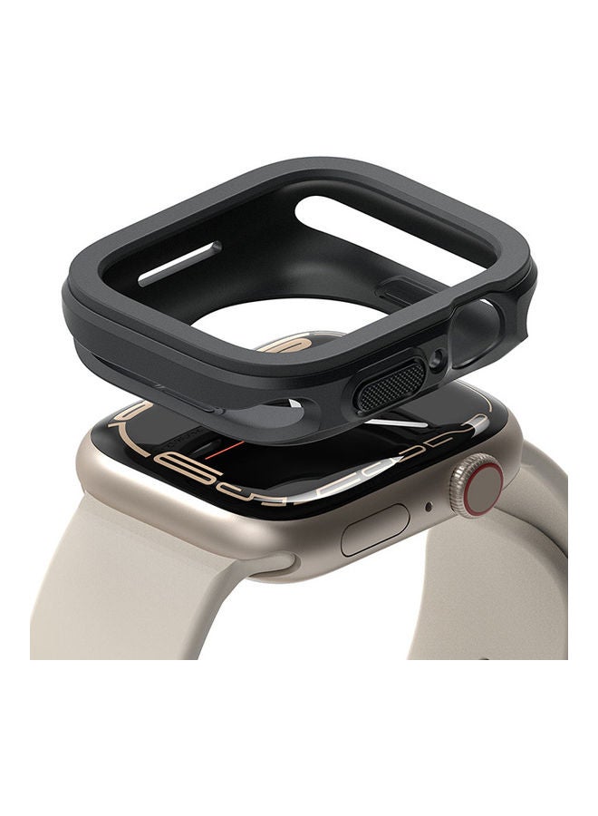 Ringke Air Sports Compaitable With Apple Watch 7/SE/7/ 6/5/4 (41mm) Case, Rugged TPU Raised Bezel Protective Button Cover Dark Grey - Image 1