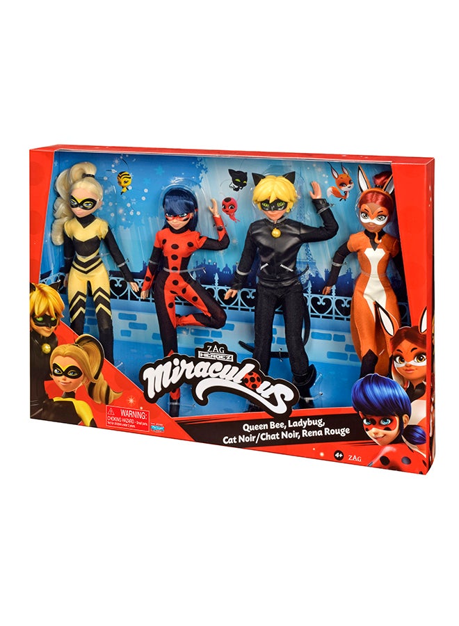 ميراكيولس مجموعة هدايا هيروز، مناسبة لعمر 4 سنوات فما فوق 45.72 × 32.39 × 6.35 سم 45.72 x 32.39 x 6.35سم - Image 2