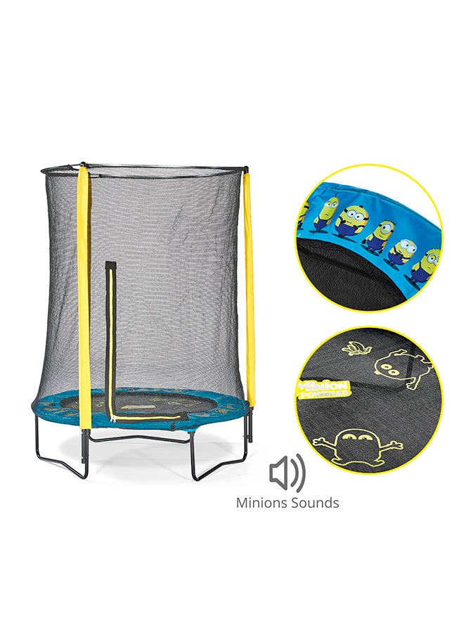 بلوم ترامبولين ومظلة مينيونز بطول 4.5 قدم - Image 4