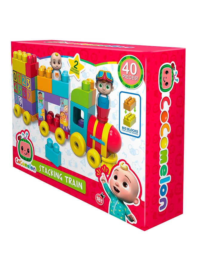 Cocomelon - 96118 40- Piece Stacking Train Large Building Block Set 40 2+ Years - Image 1