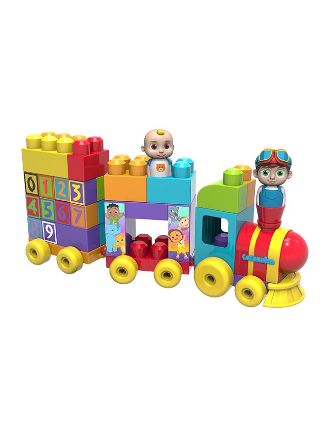 Cocomelon - 96118 40- Piece Stacking Train Large Building Block Set 40 2+ Years - Image 1