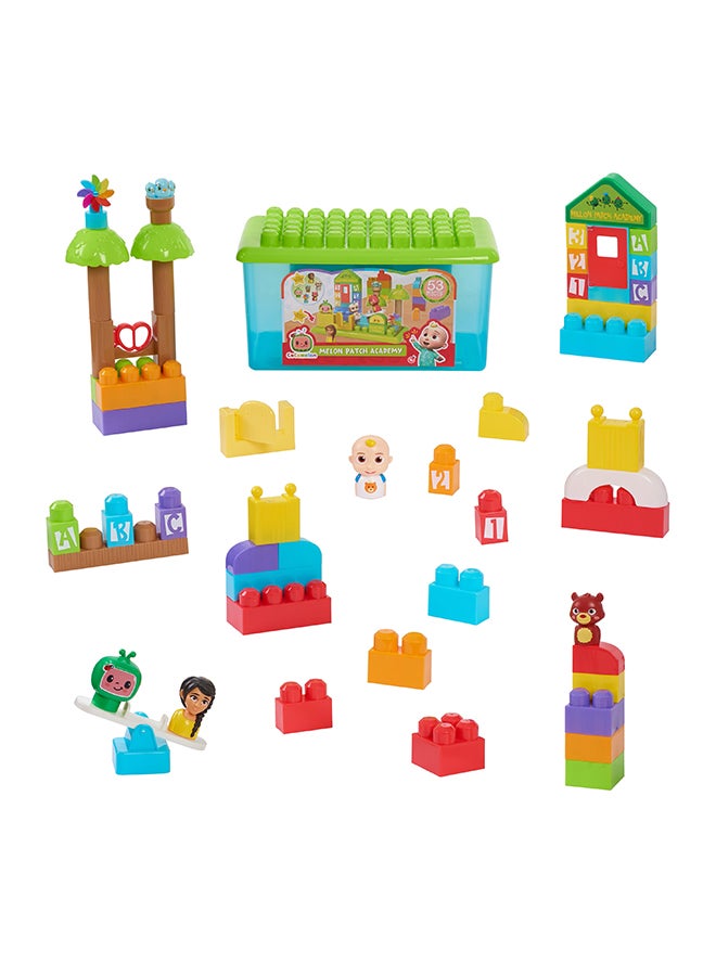 Cocomelon - 96119 53-Piece Melon Patch Academy Large Building Blocks 53 2+ Years - Image 1