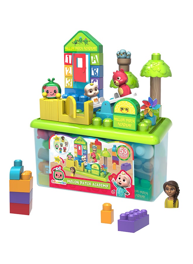 Cocomelon - 96119 53-Piece Melon Patch Academy Large Building Blocks 53 2+ Years - Image 1