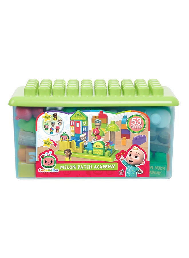 Cocomelon - 96119 53-Piece Melon Patch Academy Large Building Blocks 53 2+ Years - Image 1