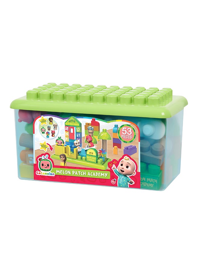 Cocomelon - 96119 53-Piece Melon Patch Academy Large Building Blocks 53 2+ Years - Image 1