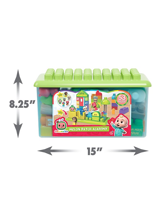 Cocomelon - 96119 53-Piece Melon Patch Academy Large Building Blocks 53 2+ Years - Image 1