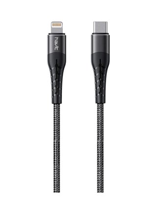 USB-C To Lightning PD30W 1.2M Nylon Woven Cable - Black - v1646657332/N52839497A_1