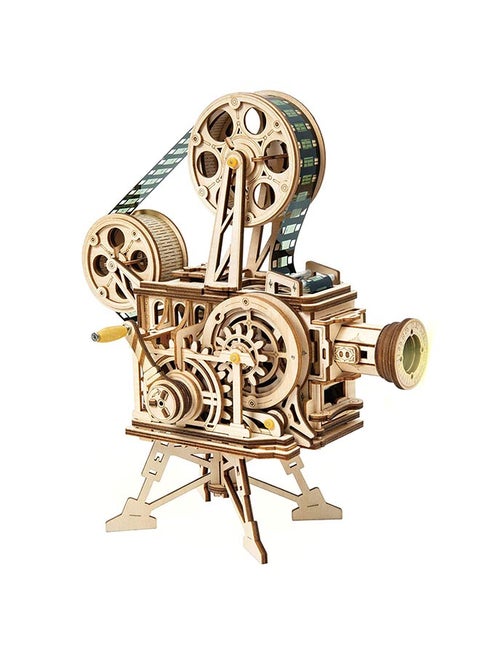 3D Wooden Puzzle Diy Model Building Kit - Vitascope Mechanical Craft Kit 2.2 X12.6 X9.3inch