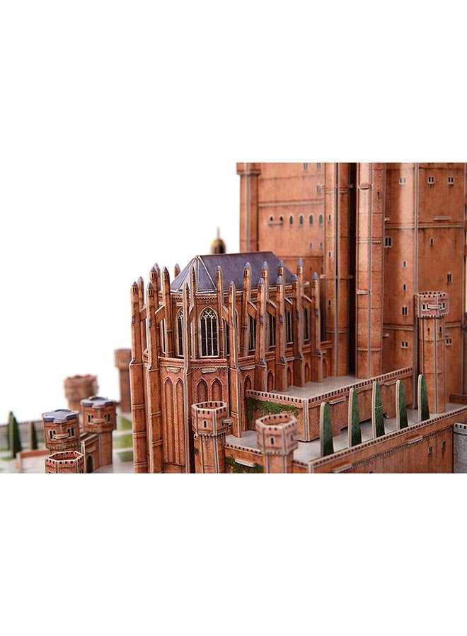 4D Cityscape - 3D Puzzle: Game Of Thrones Red Keep 2.5 X13.1 X9.1inch - Image 1