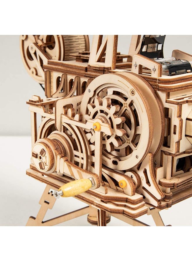 ROKR - 3D Wooden Puzzle Diy Model Building Kit - Vitascope Mechanical Craft Kit 2.2 X12.6 X9.3inch - Image 1