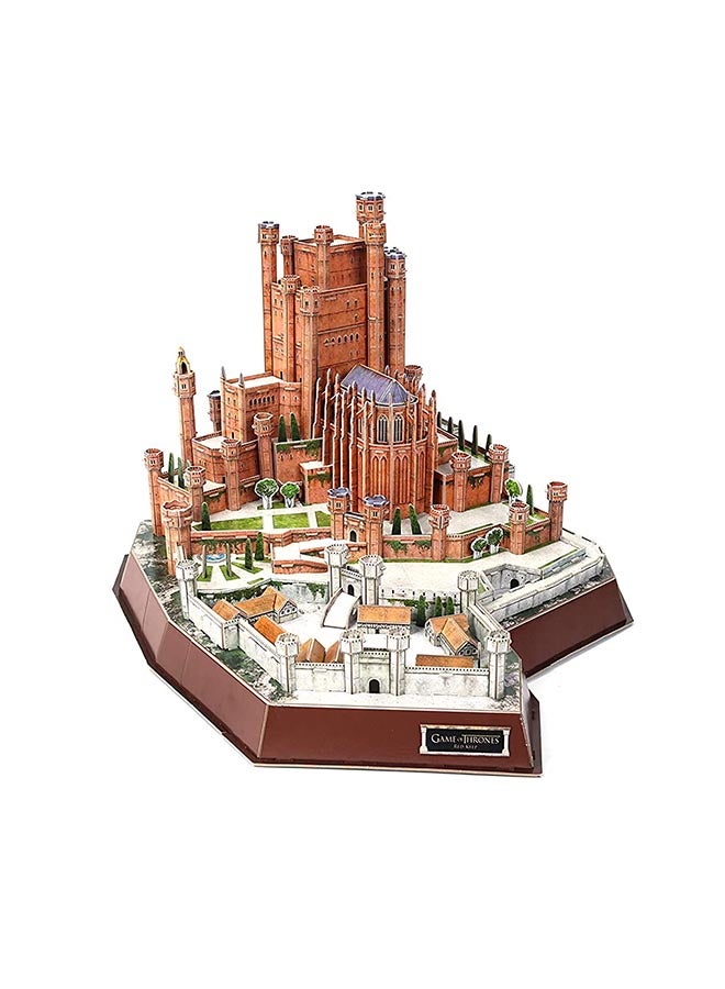 4D Cityscape - 3D Puzzle: Game Of Thrones Red Keep 2.5 X13.1 X9.1inch - Image 1