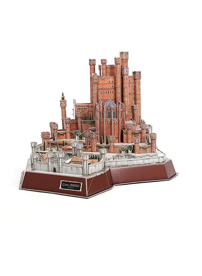 4D Cityscape - 3D Puzzle: Game Of Thrones Red Keep 2.5 X13.1 X9.1inch - Image 1
