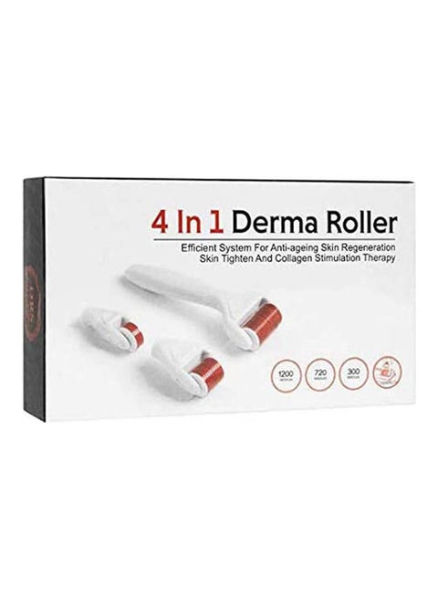 4 In 1 Set 0.5Mm 1.0Mm 1.5Mm Titanium Micro Needles With Travel Case White 19.8 x 10.4 x 4.4cm