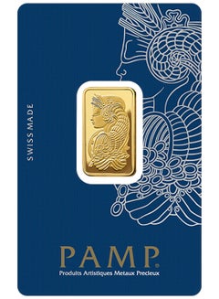 FK Jewellers Suisse Pamp Queen 24K (999.9) 10g Gold Bar  - Image 1